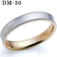 DM-30 Pt900/K18PG �����O