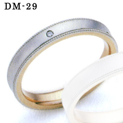 DAKS RM-29 Pt900/K18PG�_�C�������h�����O