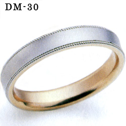 DAKS RM-30 Pt900/K18PG�_�C�������h�����O