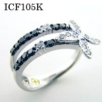 ICF105K K18WG�E�u���b�N�_�C�������h/�_�C�������h�E�����O