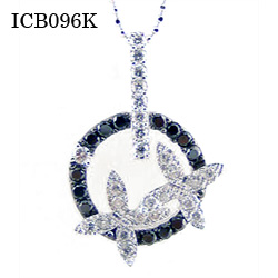 ICY ICB096K K18WG �u���b�N�_�C�������h/�_�C�������h �y���_���g�l�b�N���X