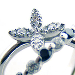 ICY ICF004K K18WG �u���b�N�_�C�������h/�_�C�������h �����O