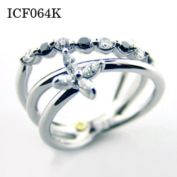 ICY ICF064K K18WG �u���b�N�_�C�������h/�_�C�������h �����O