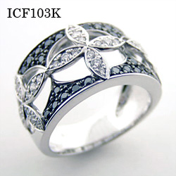ICY ICF103K K18WG �u���b�N�_�C�������h/�_�C�������h �����O