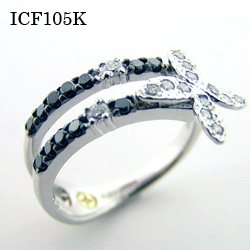 ICY ICF105K K18WG �u���b�N�_�C�������h/�_�C�������h �����O