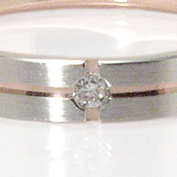 Romantic Blue 4A3002 Pt900/K18PG�T�t�@�C�A/�_�C�������h�����O
