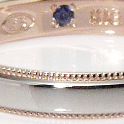 Romantic Blue 4B3001 Pt900/K18PG�T�t�@�C�A�����O
