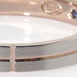 Romantic Blue 4B3002 Pt900/K18PG�T�t�@�C�A�����O