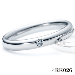 Romantic Blue 4RK026 Pt900�T�t�@�C�A/�_�C�������h�����O