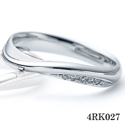 Romantic Blue 4RK027 Pt900�T�t�@�C�A/�_�C�������h�����O