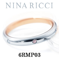 NINA RICCI ダイヤモンド リング・指輪 PT900 K18PG レディース