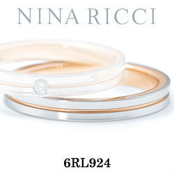 NINA RICCI 6RL924 Pt900/K18PG O