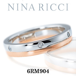 NINA RICCI 6RM904 Pt900/K18PG _Ch O