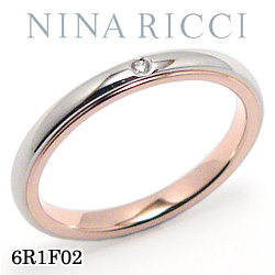 NINA RICCI 6R1F02 Pt900/K18PG _Ch O